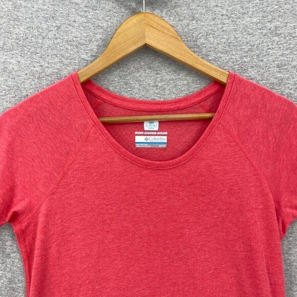 Columbia Sportswear Shirt Womens Extra Small Red Omni Sweat Activated Cooling - Picture 4 of 9